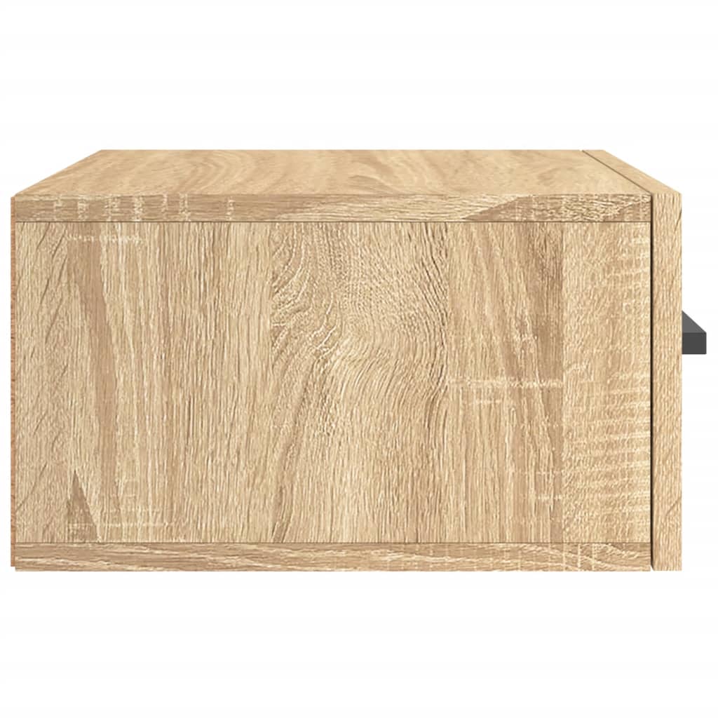 Wall-mounted Bedside Cabinet Sonoma Oak 35x35x20 cm