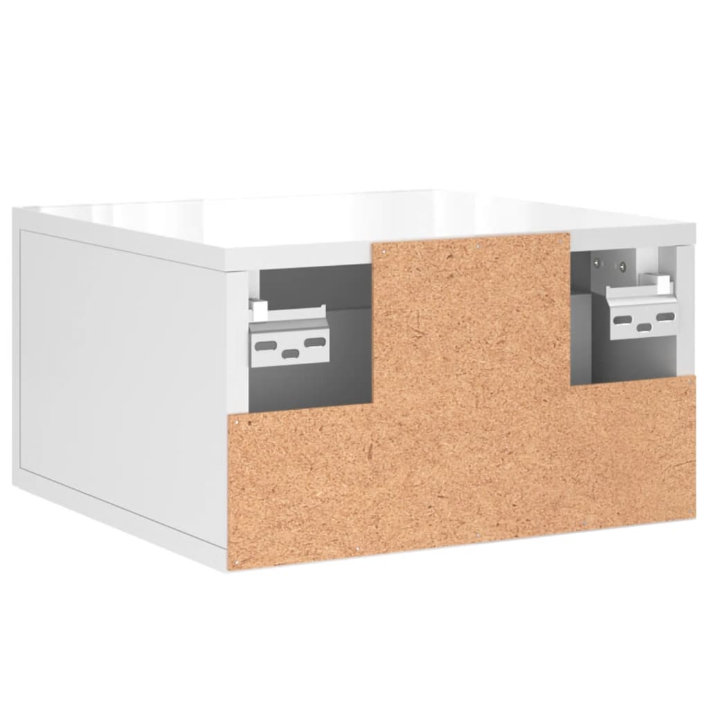Wall-mounted Bedside Cabinets 2 pcs High Gloss White 35x35x20cm