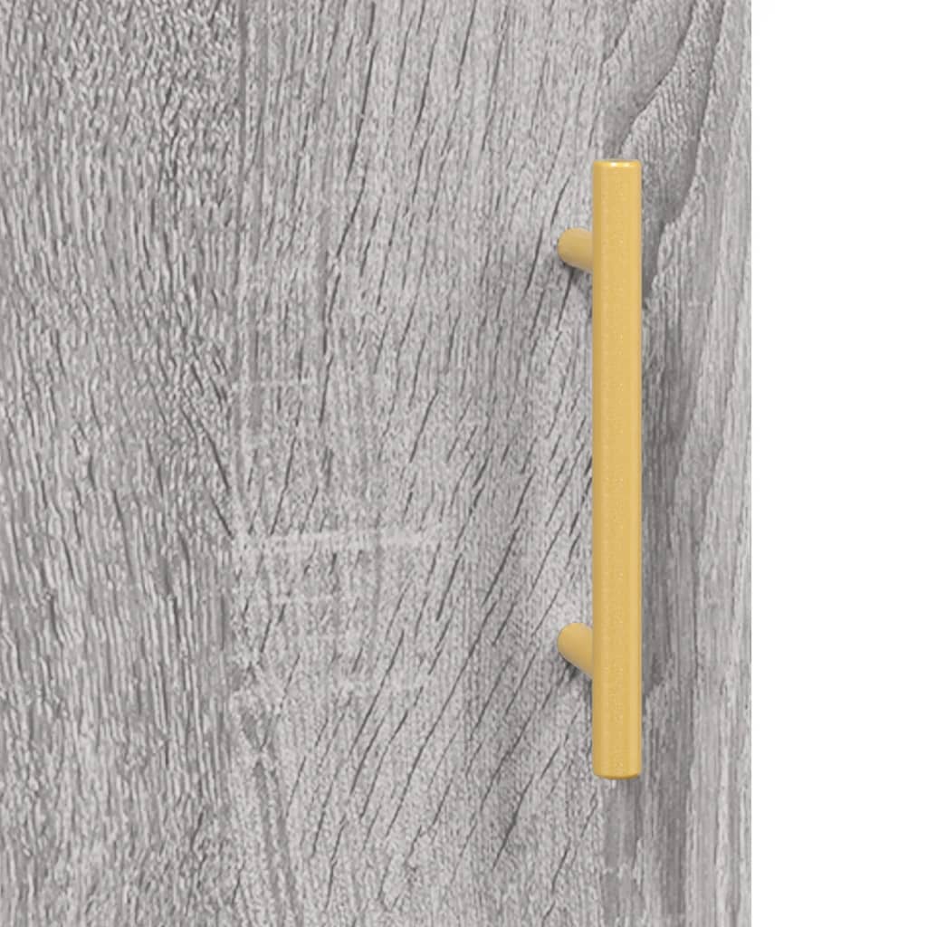 Wall Cabinet Grey Sonoma 60x31x60 cm Engineered Wood