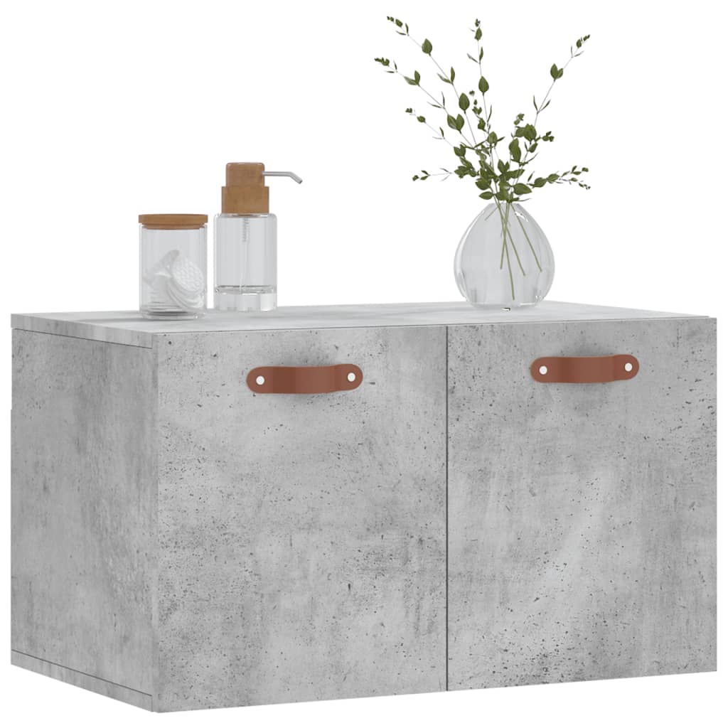 Wall Cabinet Concrete Grey 60x36,5x35 cm Engineered Wood
