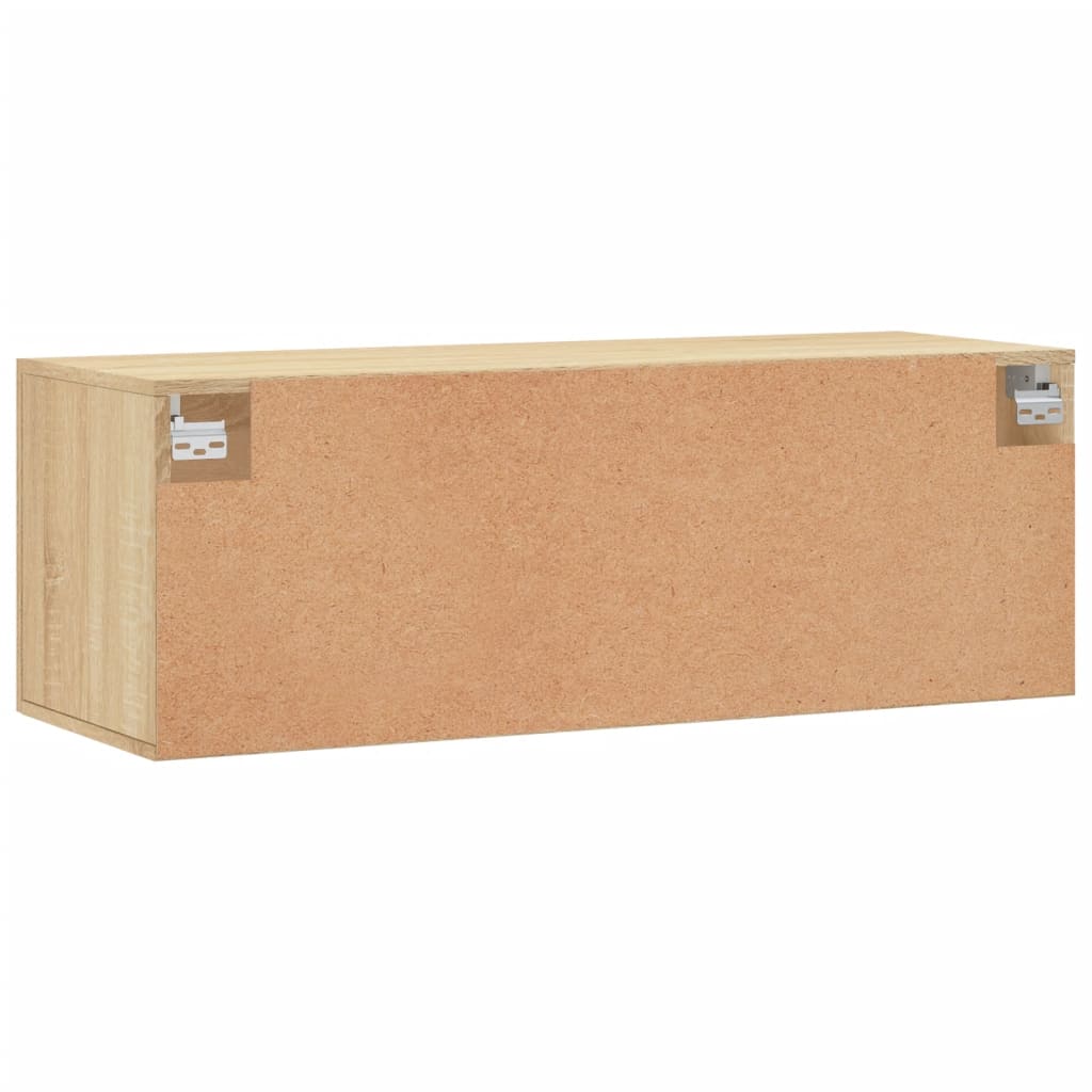 Wall Cabinet Sonoma Oak 100x36.5x35 cm Engineered Wood