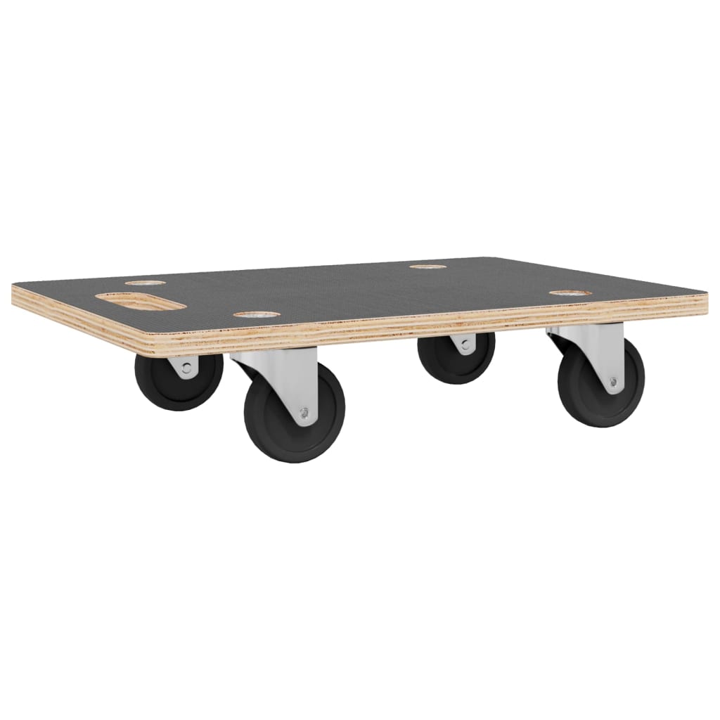 Transport Trolleys 2 pcs Rectangular 60x40x11,5 cm 250 kg