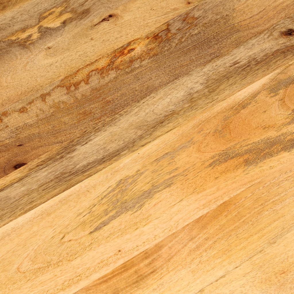 Table Top Ø 50x3.8 cm Round Solid Wood Mango