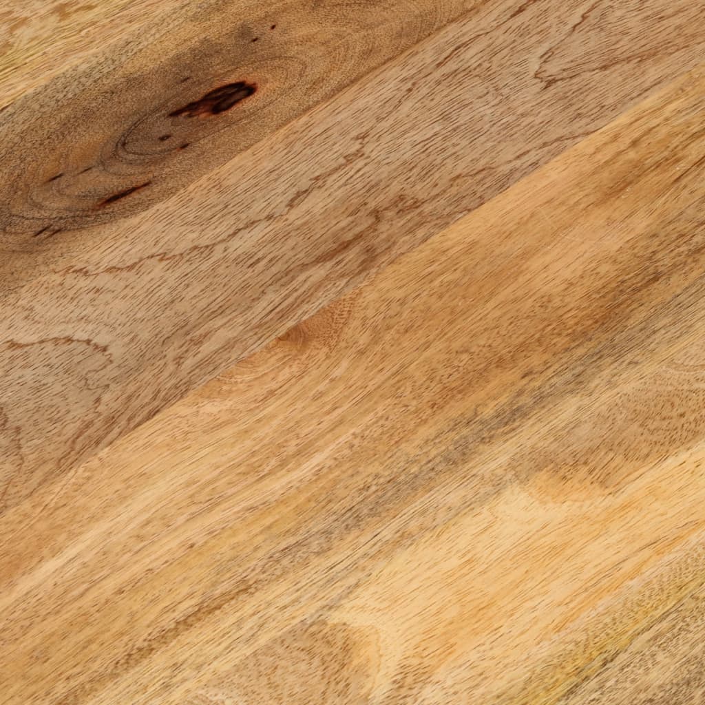 Table Top 90x40x3.8 cm Oval Solid Wood Mango