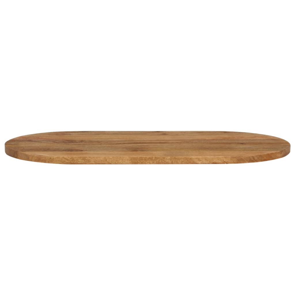 Table Top 120x50x2.5 cm Oval Solid Wood Mango