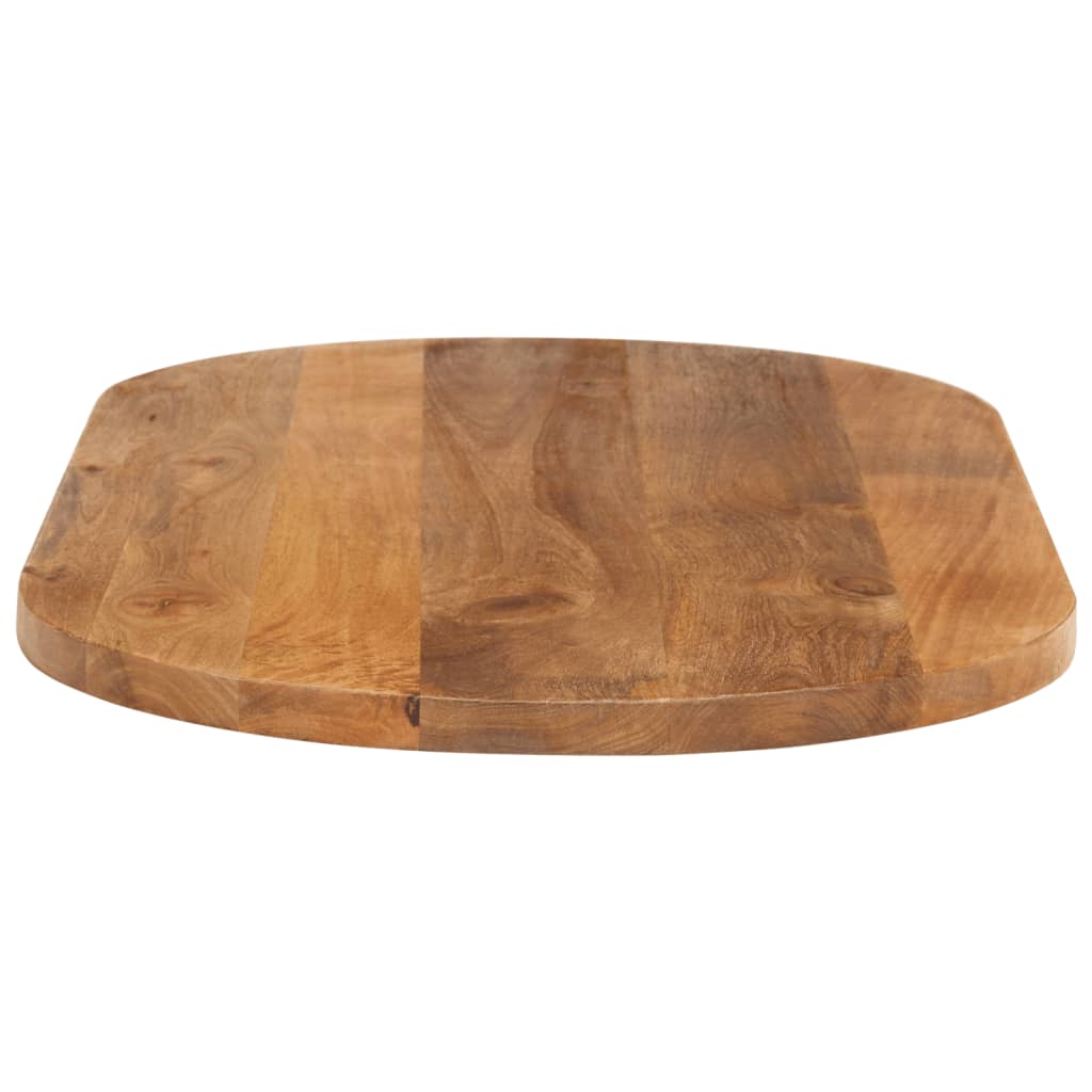 Table Top 120x60x2.5 cm Oval Solid Wood Mango