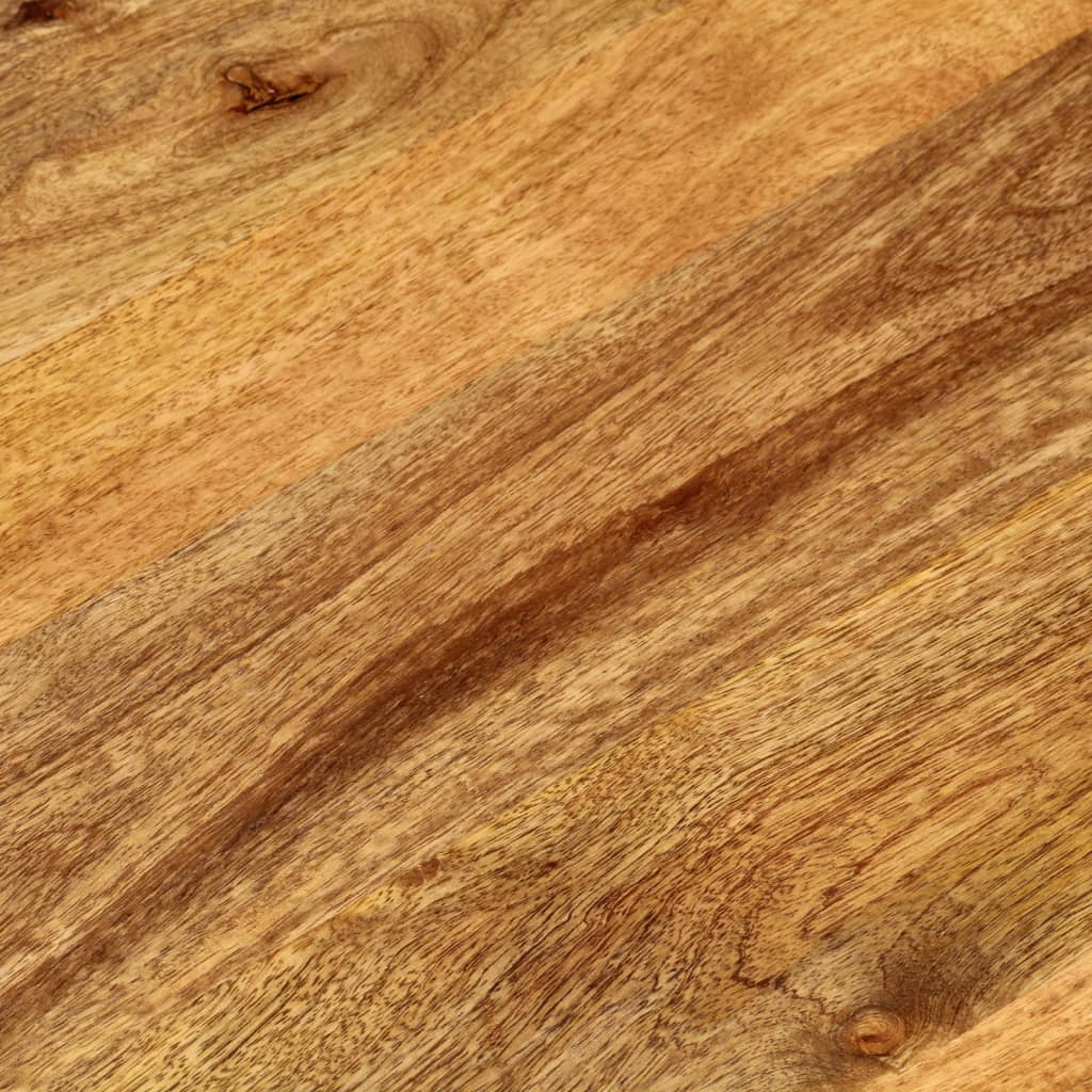Table Top 90x40x3.8 cm Oval Solid Wood Mango
