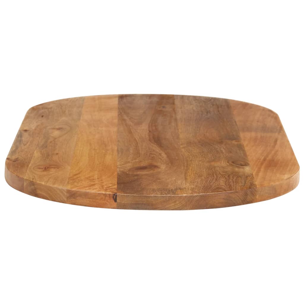 Table Top 100x40x3.8 cm Oval Solid Wood Mango