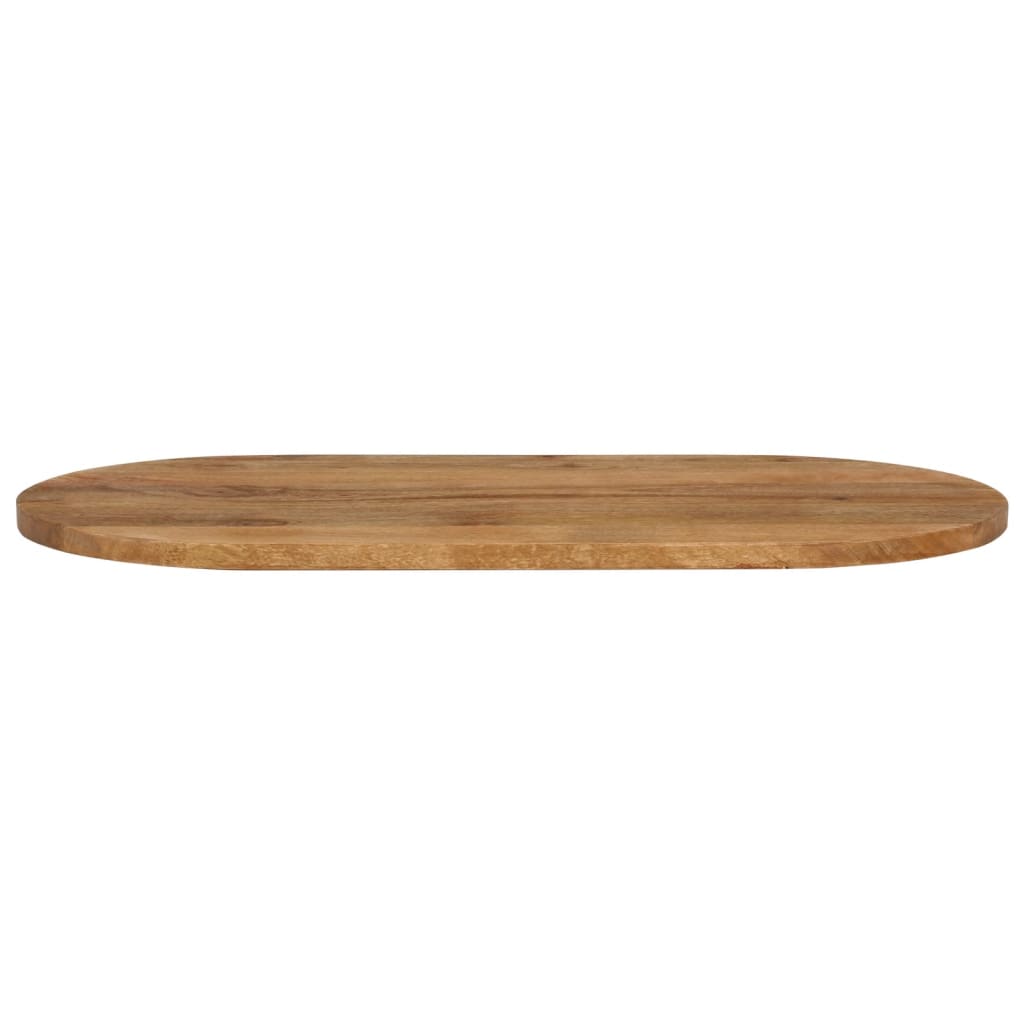 Table Top 110x40x3.8 cm Oval Solid Wood Mango