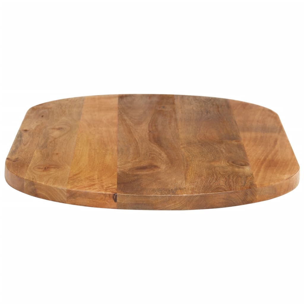 Table Top 100x50x3.8 cm Oval Solid Wood Mango