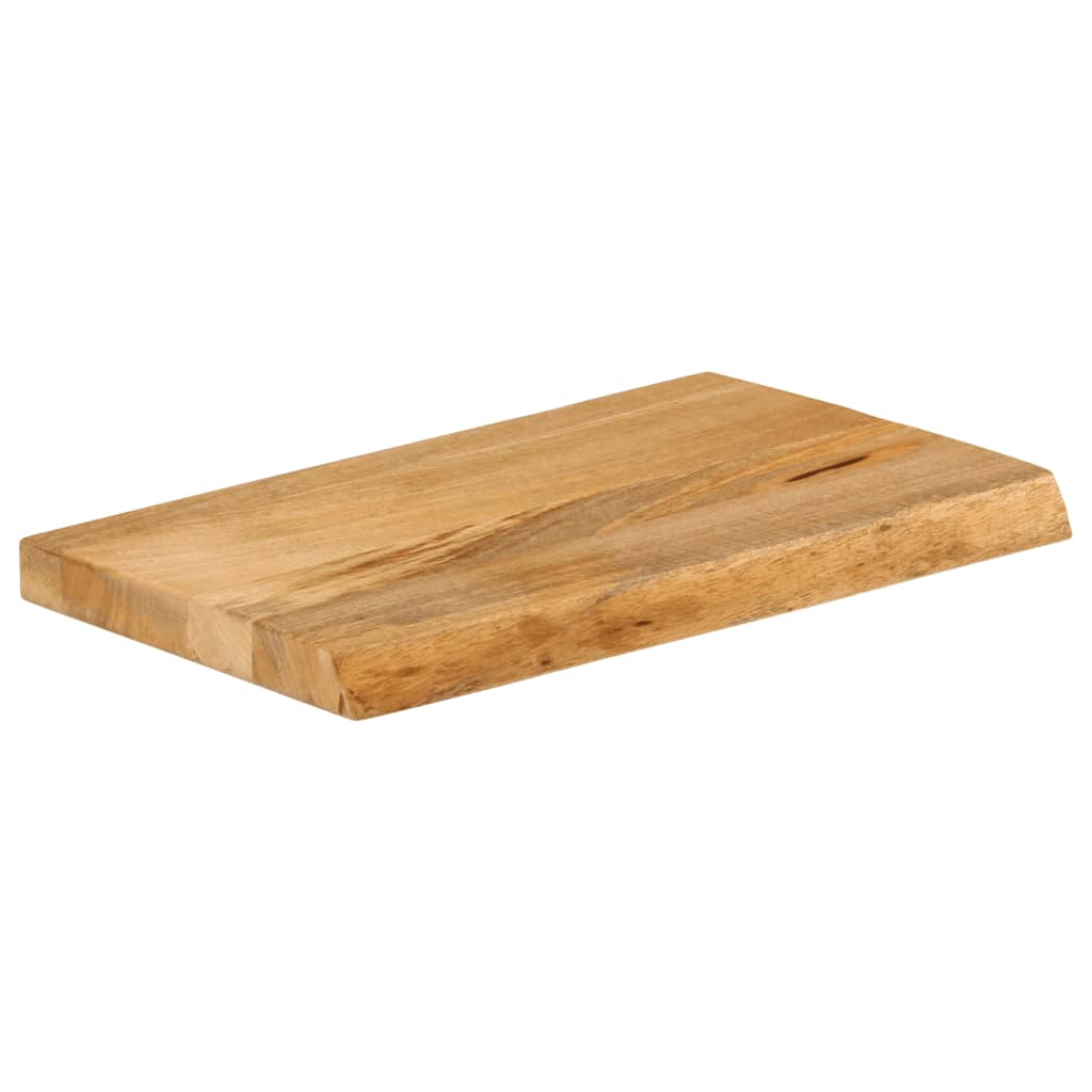 Table Top Live Edge 40x20x2.5 cm Solid Wood Mango