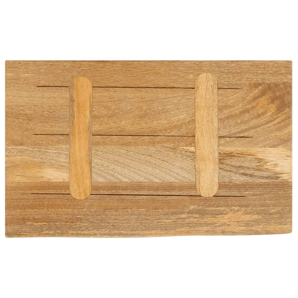 Table Top Live Edge 40x20x2.5 cm Solid Wood Mango