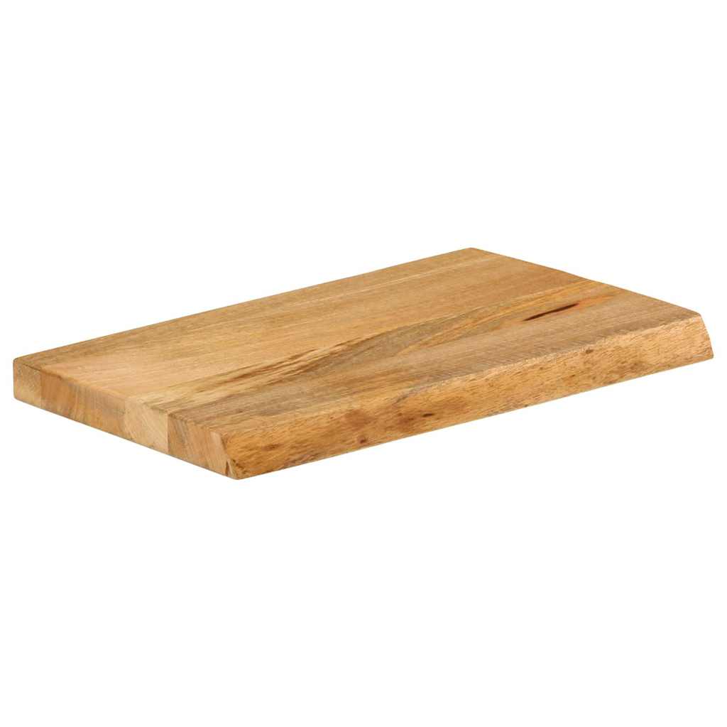 Table Top Live Edge 40x20x3.8 cm Solid Wood Mango