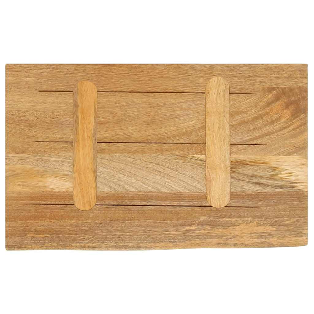 Table Top Live Edge 40x20x3.8 cm Solid Wood Mango