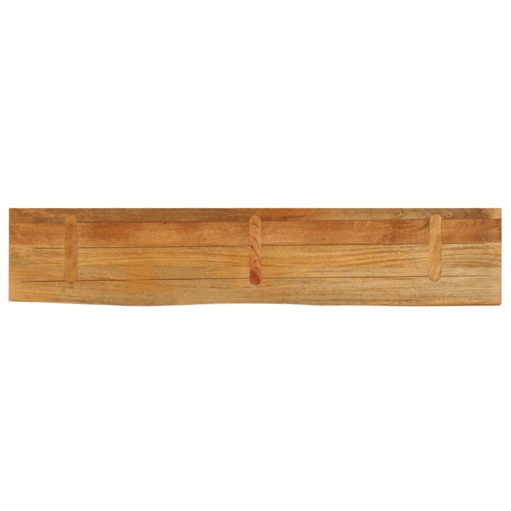Table Top Live Edge 180x30x2.5 cm Solid Wood Mango