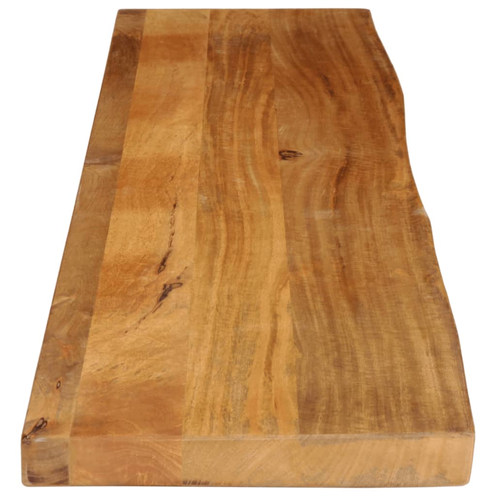 Table Top Live Edge 180x40x2.5 cm Solid Wood Mango