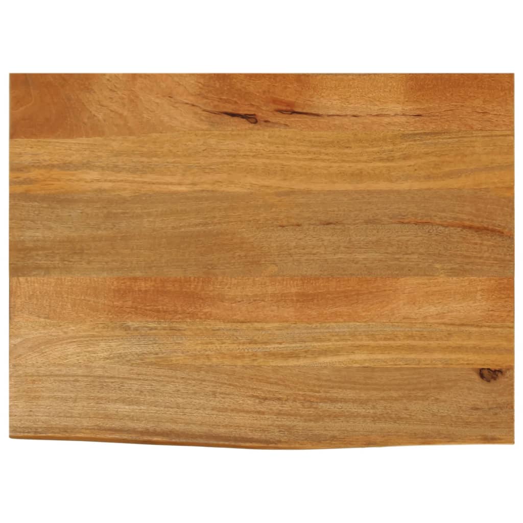 Table Top Live Edge 80x60x3,8 cm Solid Wood Mango