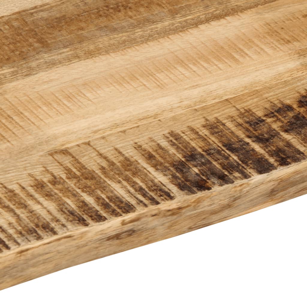 Table Top Live Edge 90x40x2.5 cm Solid Wood Rough Mango