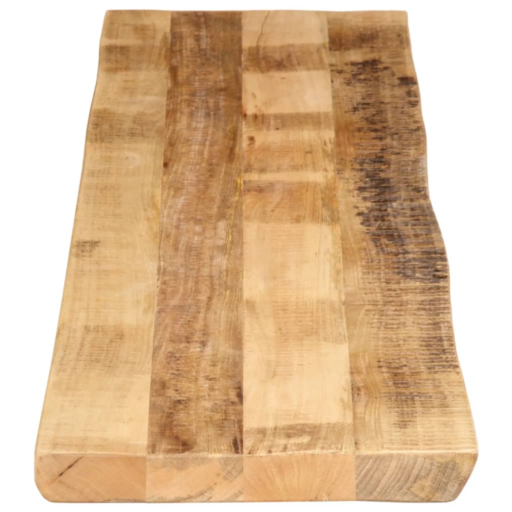 Table Top Live Edge 160x40x2.5 cm Solid Wood Rough Mango