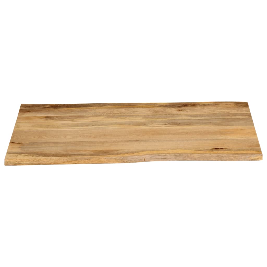Table Top 90x80x2.5 cm Live Edge Solid Wood Mango