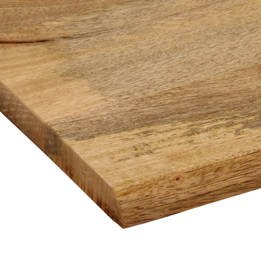 Table Top 90x80x2.5 cm Live Edge Solid Wood Mango
