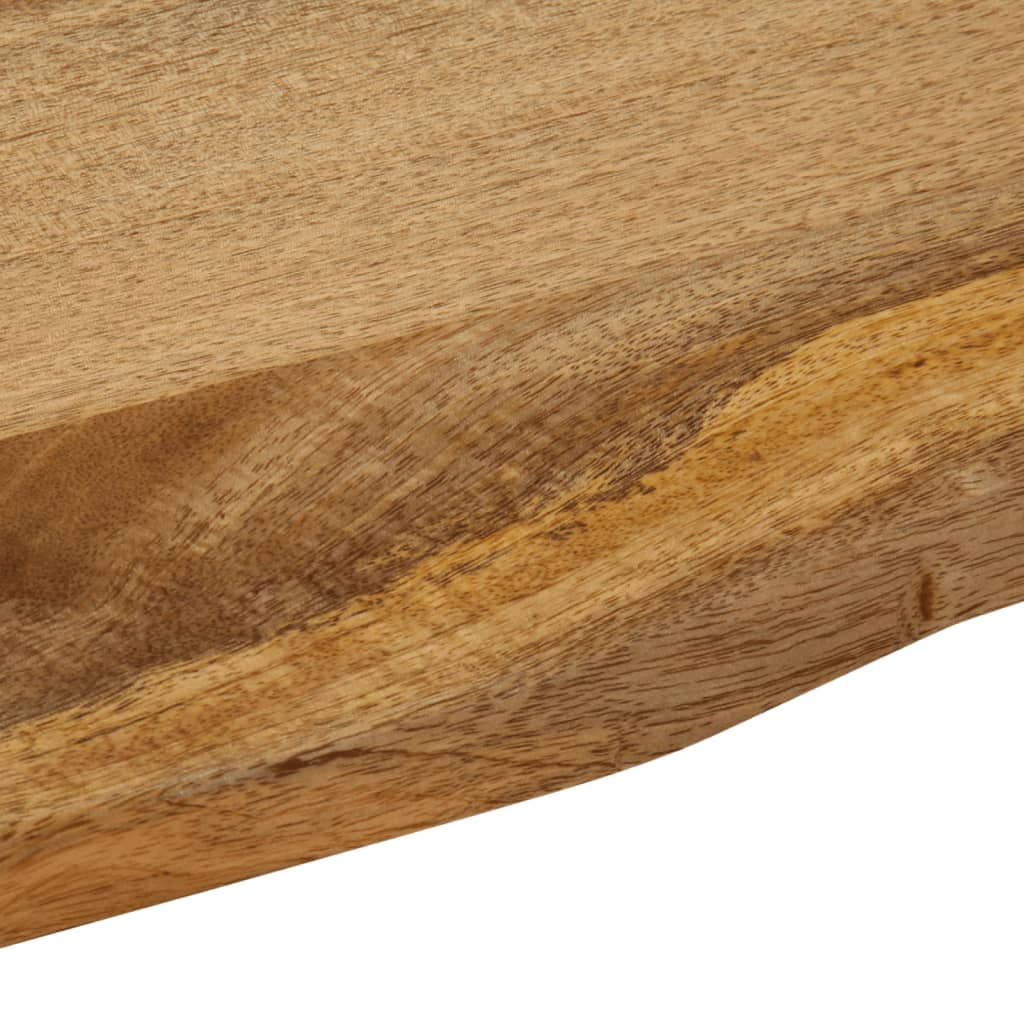 Table Top 90x80x3.8 cm Live Edge Solid Wood Mango