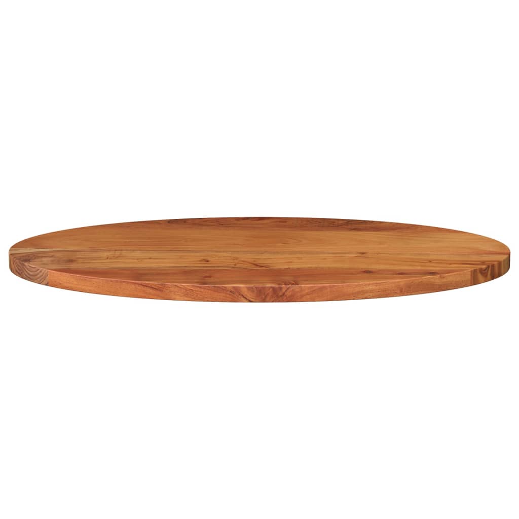 Table Top 100x40x2.5 cm Oval Solid Wood Acacia