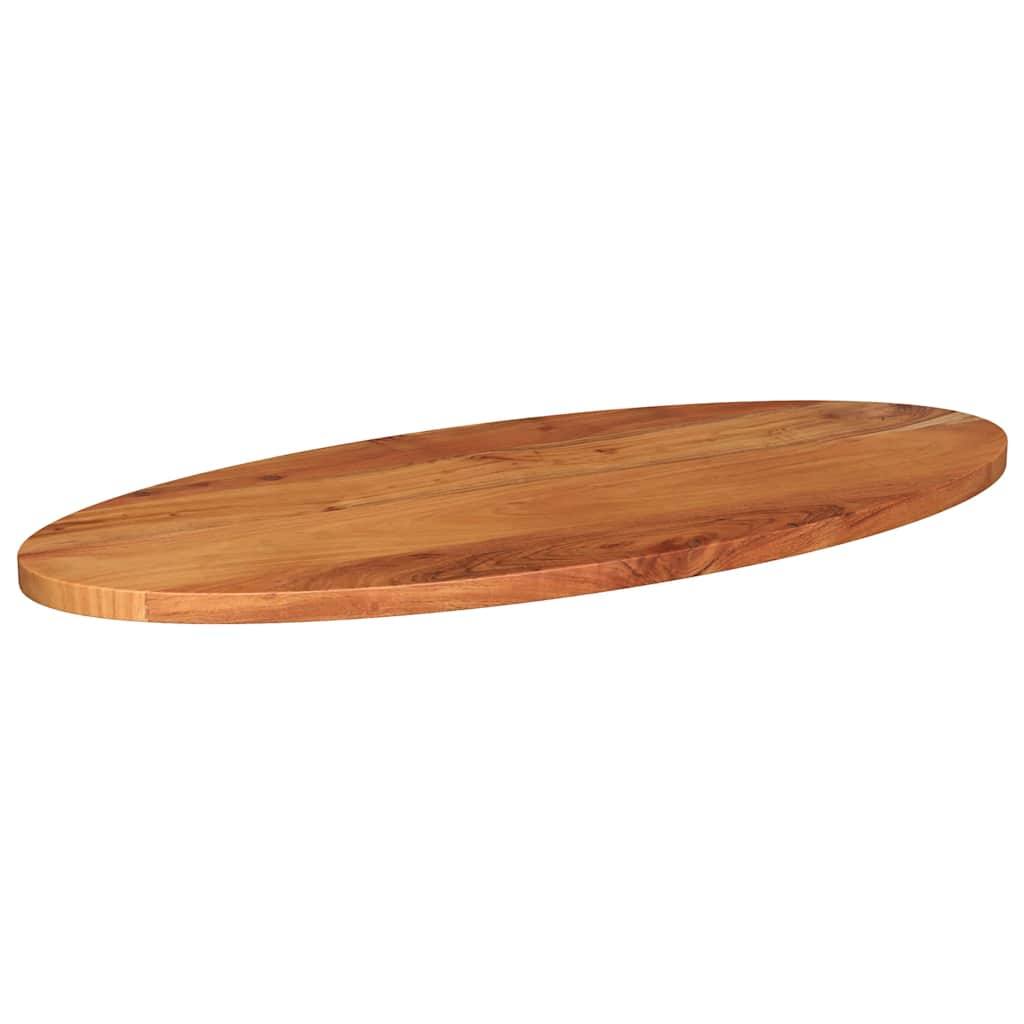 Table Top 120x60x2.5 cm Oval Solid Wood Acacia