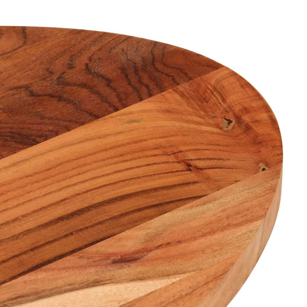 Table Top 120x60x2.5 cm Oval Solid Wood Acacia