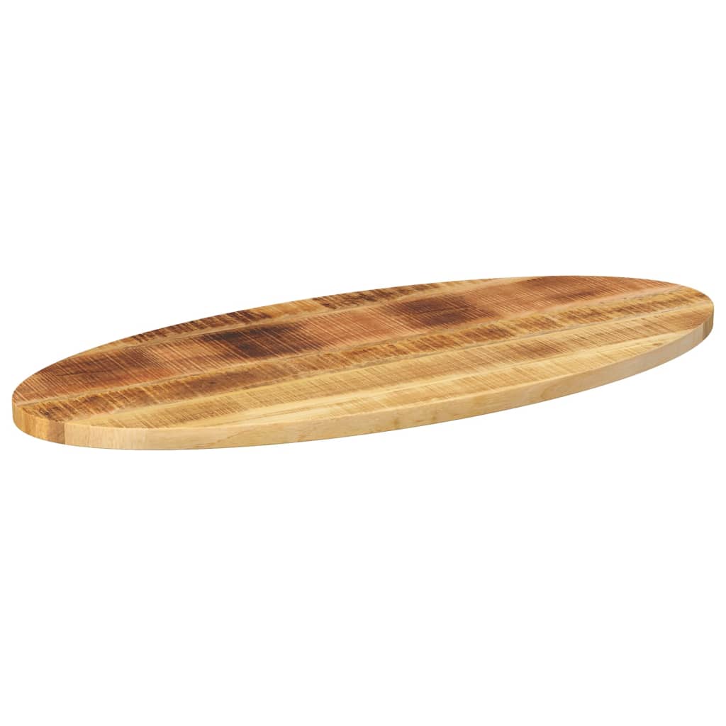 Table Top 110x40x2.5 cm Oval Solid Wood Mango