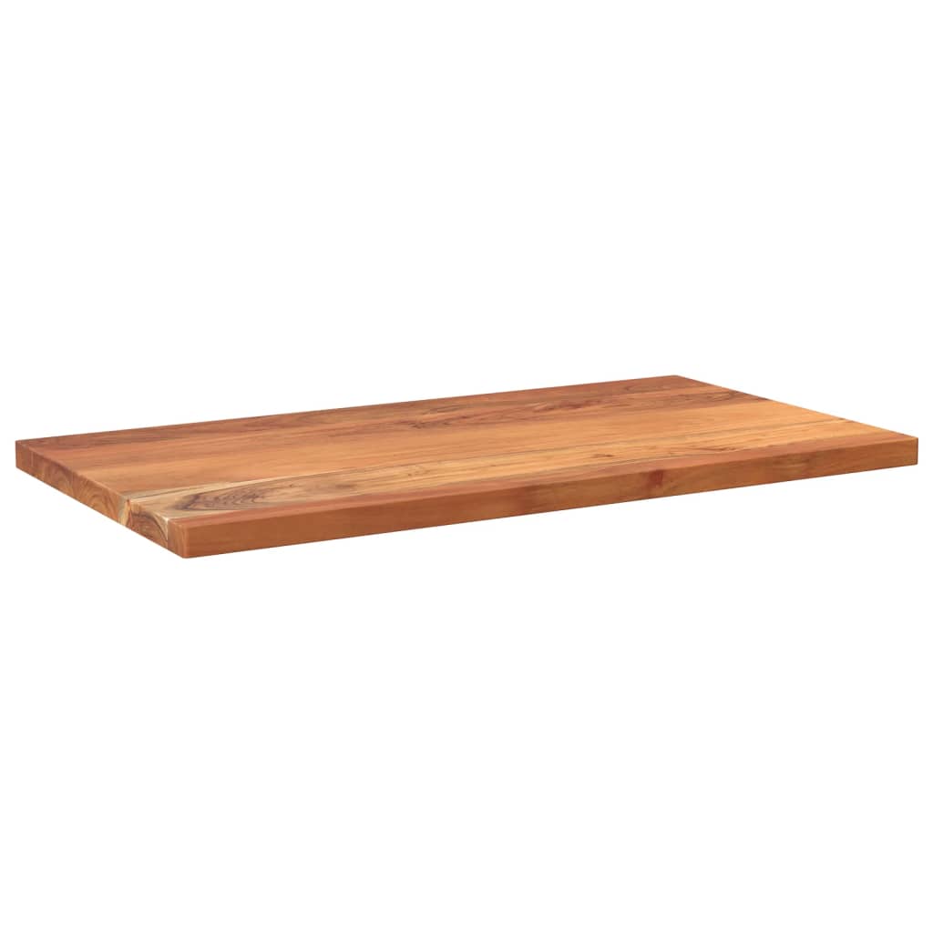 Table Top 120x60x2.5 cm Rectangular Solid Wood Acacia