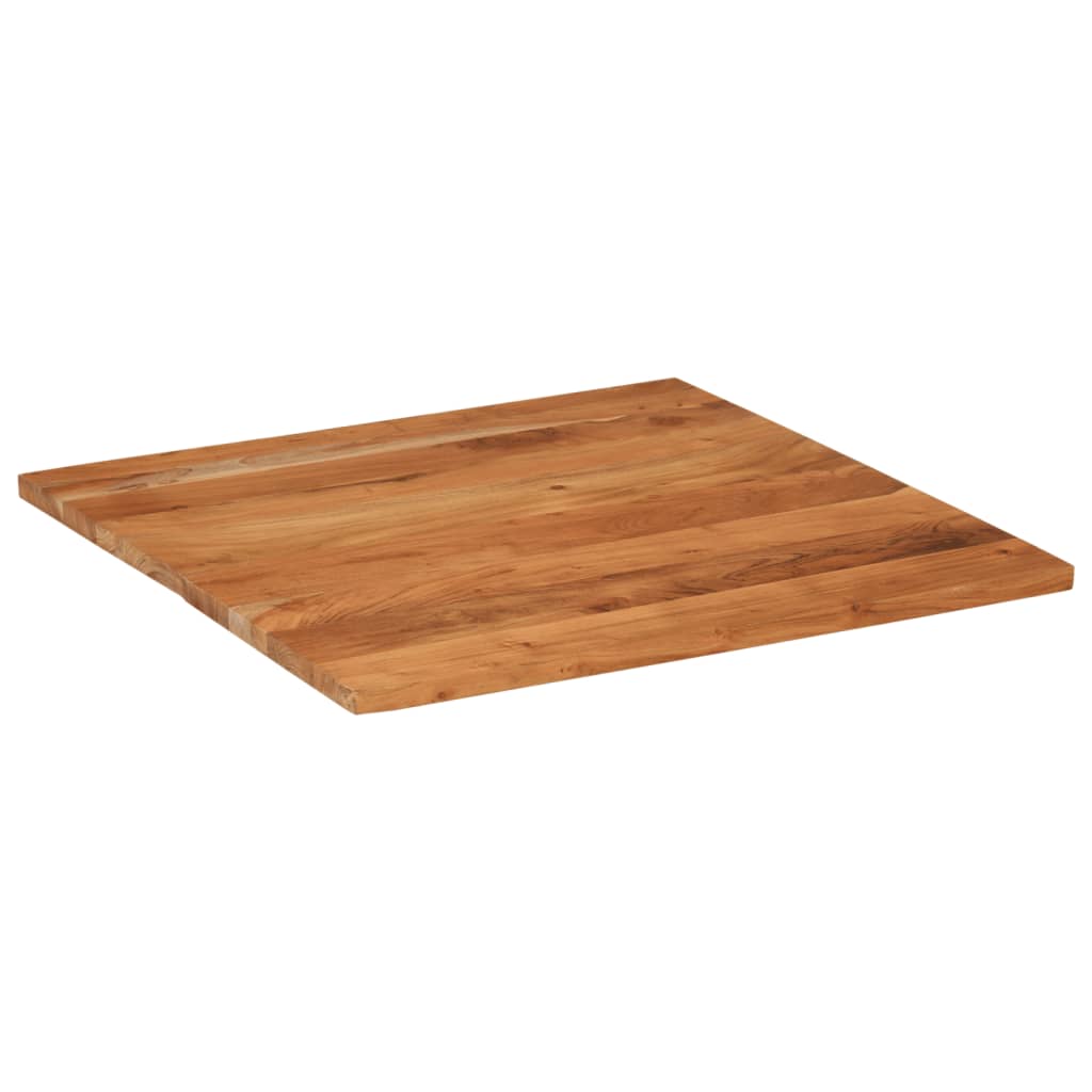 Table Top 80x80x2.5 cm Square Solid Wood Acacia