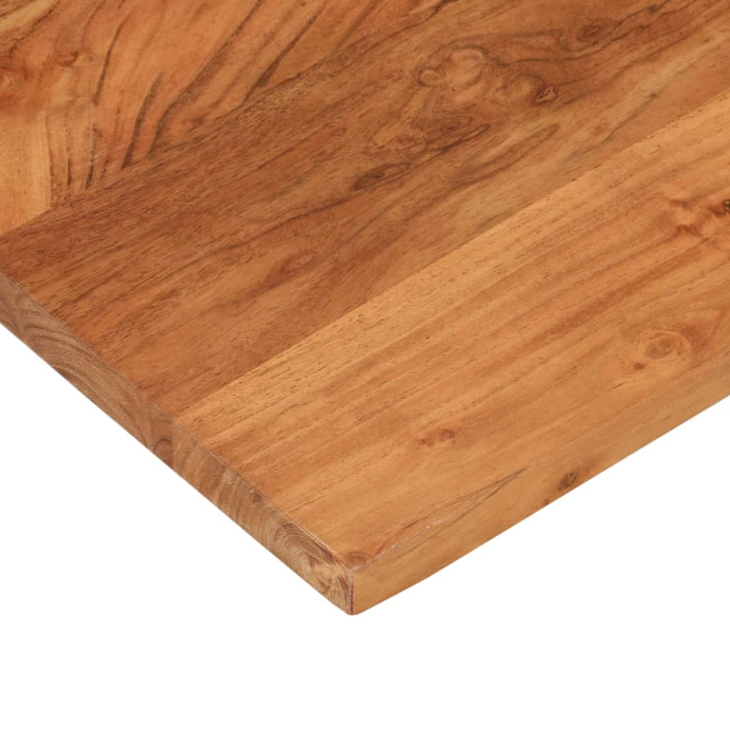 Table Top 80x80x2.5 cm Square Solid Wood Acacia