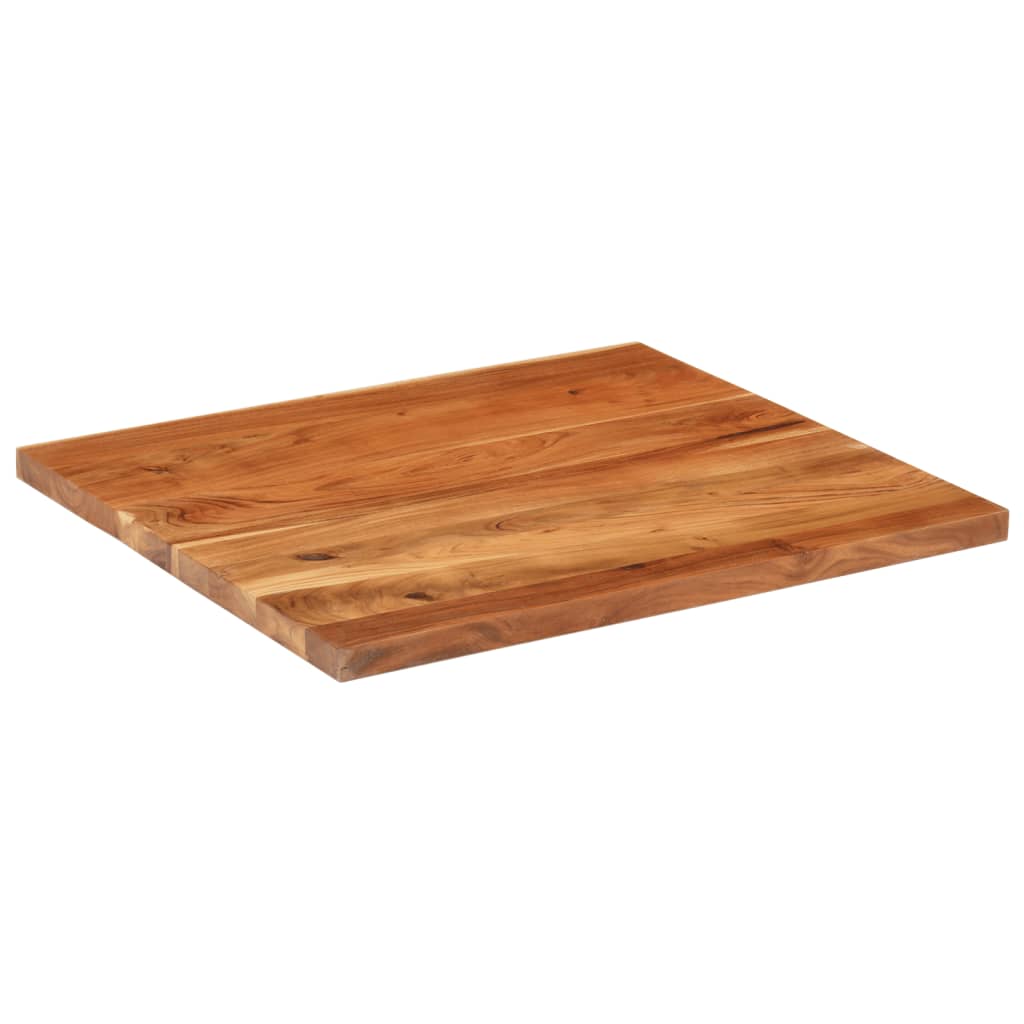 Table Top 110x80x2.5 cm Rectangular Solid Wood Acacia