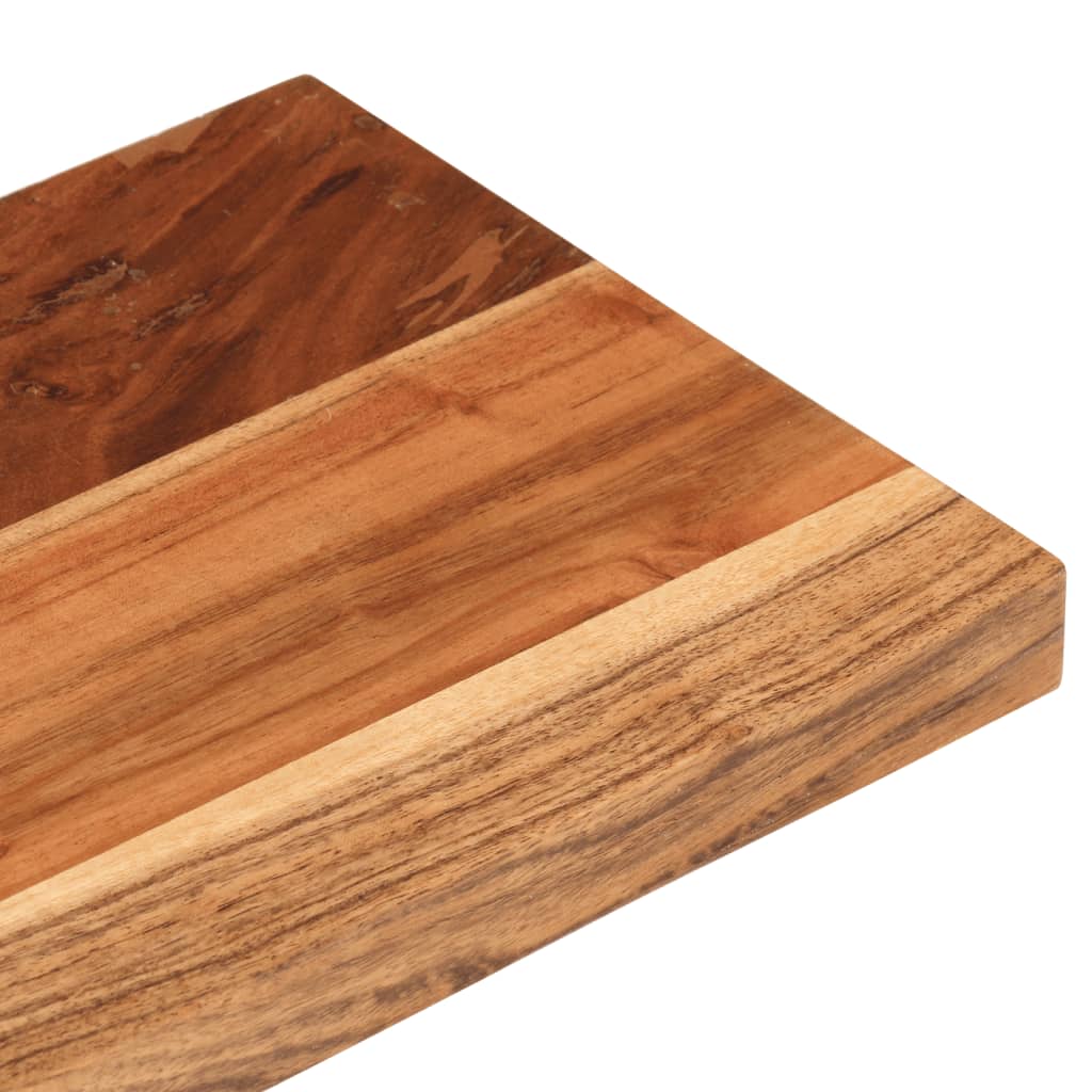 Table Top 40x20x3.8 cm Rectangular Solid Wood Acacia