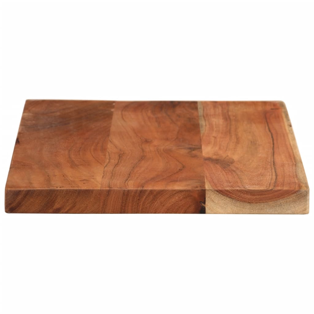 Table Top 60x20x3.8 cm Rectangular Solid Wood Acacia