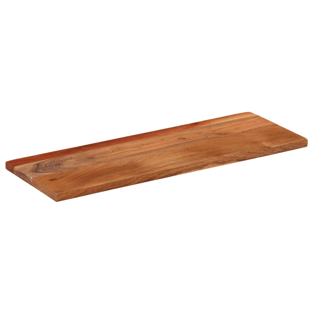 Table Top 90x30x3.8 cm Rectangular Solid Wood Acacia