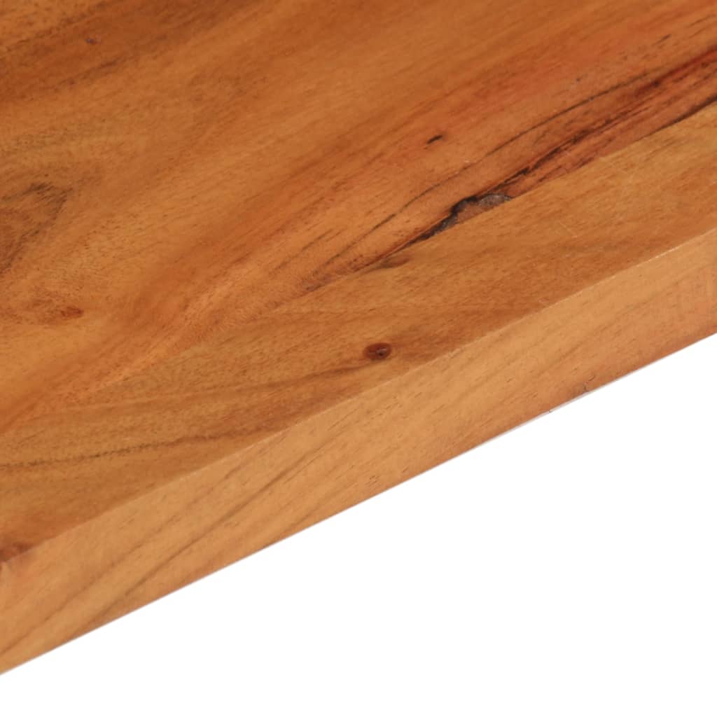 Table Top 90x70x3.8 cm Rectangular Solid Wood Acacia