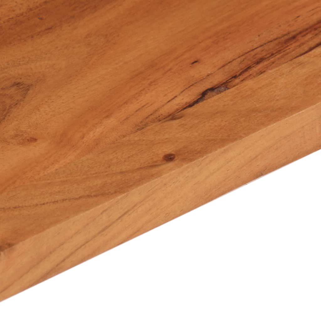 Table Top 90x80x3.8 cm Rectangular Solid Wood Acacia
