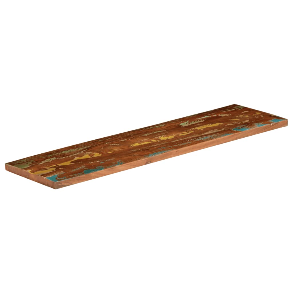 Table Top 100x40x2.5 cm Rectangular Solid Wood Reclaimed
