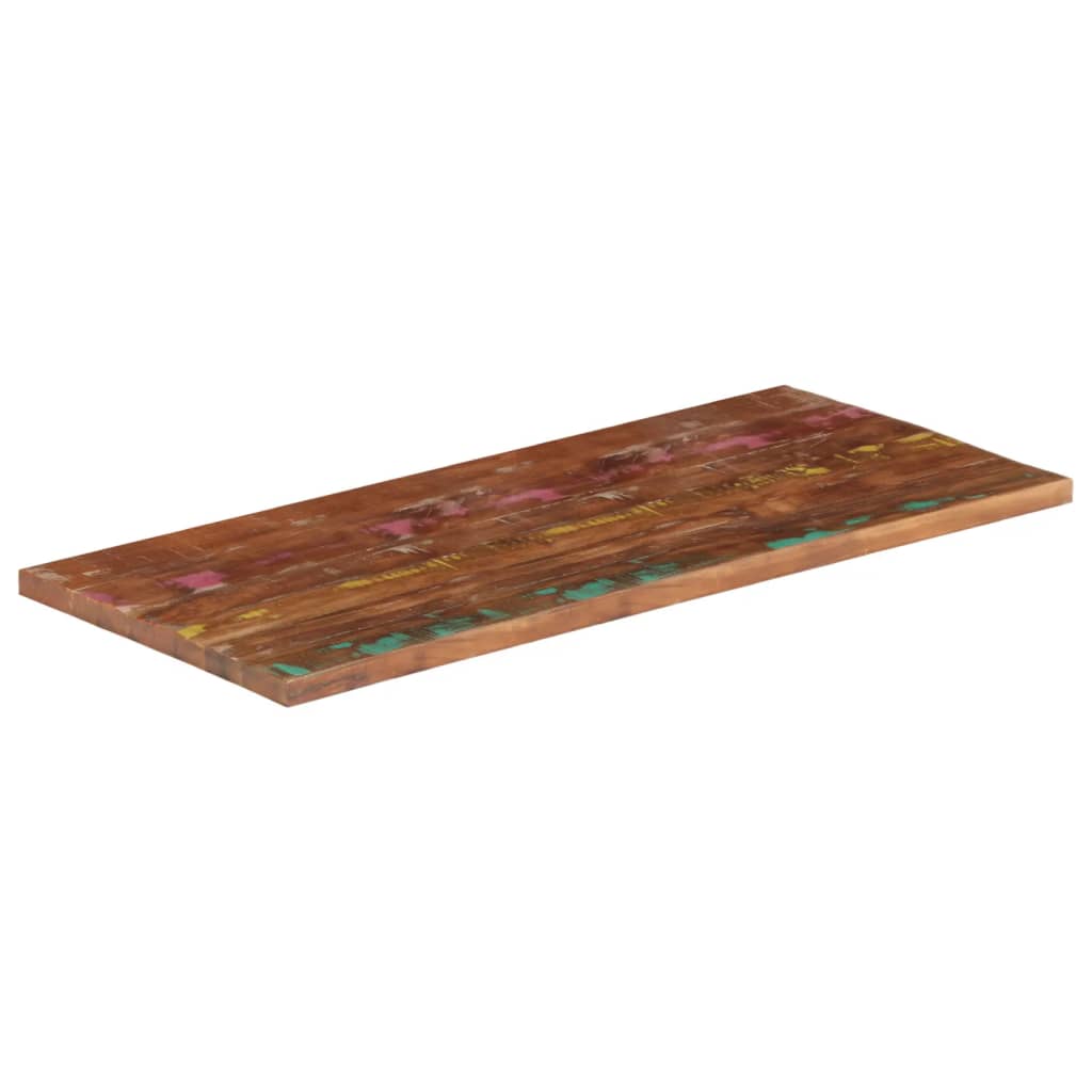 Table Top 100x50x2.5 cm Rectangular Solid Wood Reclaimed