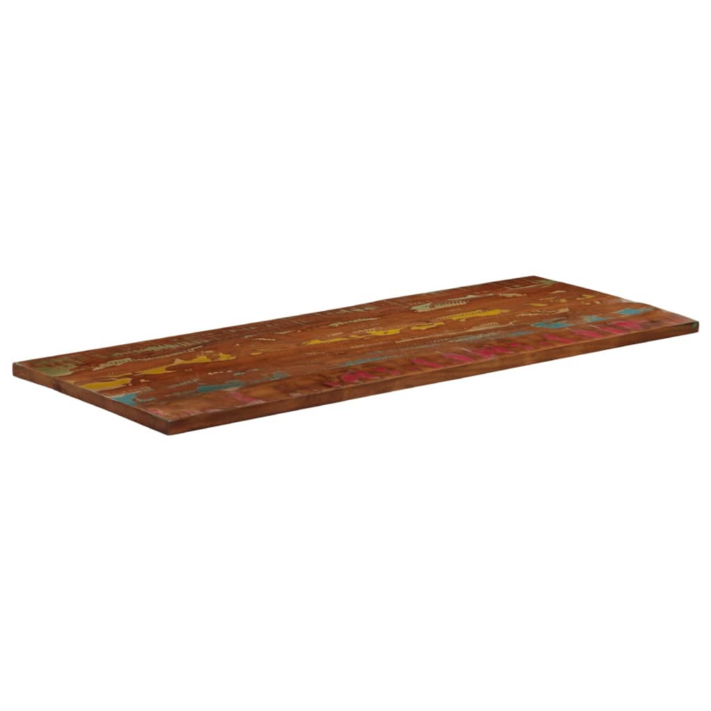 Table Top 140x60x2.5 cm Rectangular Solid Wood Reclaimed