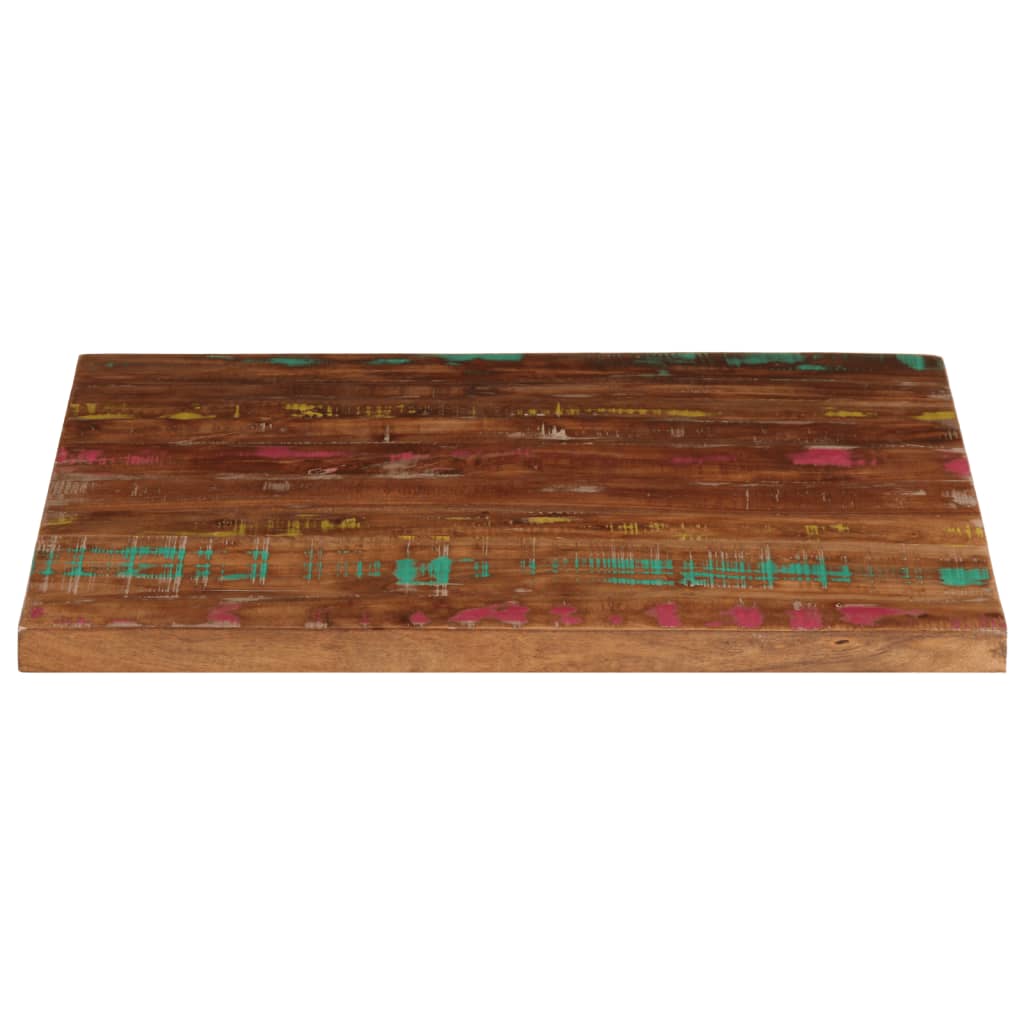 Table Top 80x80x1.5 cm Square Solid Wood Reclaimed