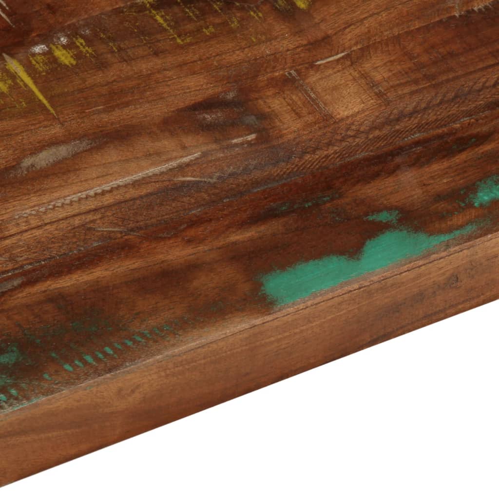Table Top 80x80x1.5 cm Square Solid Wood Reclaimed