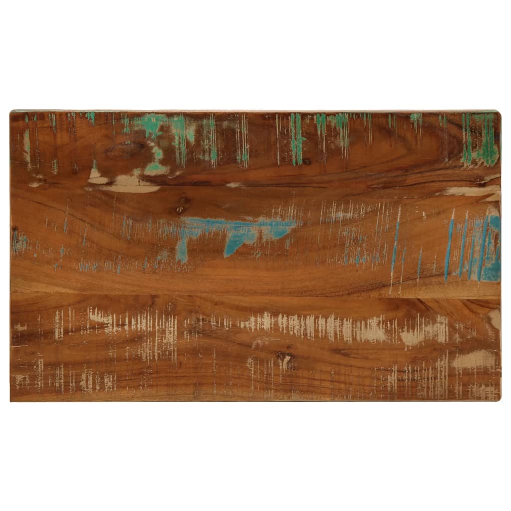 Table Top 60x20x3.8 cm Rectangular Solid Wood Reclaimed