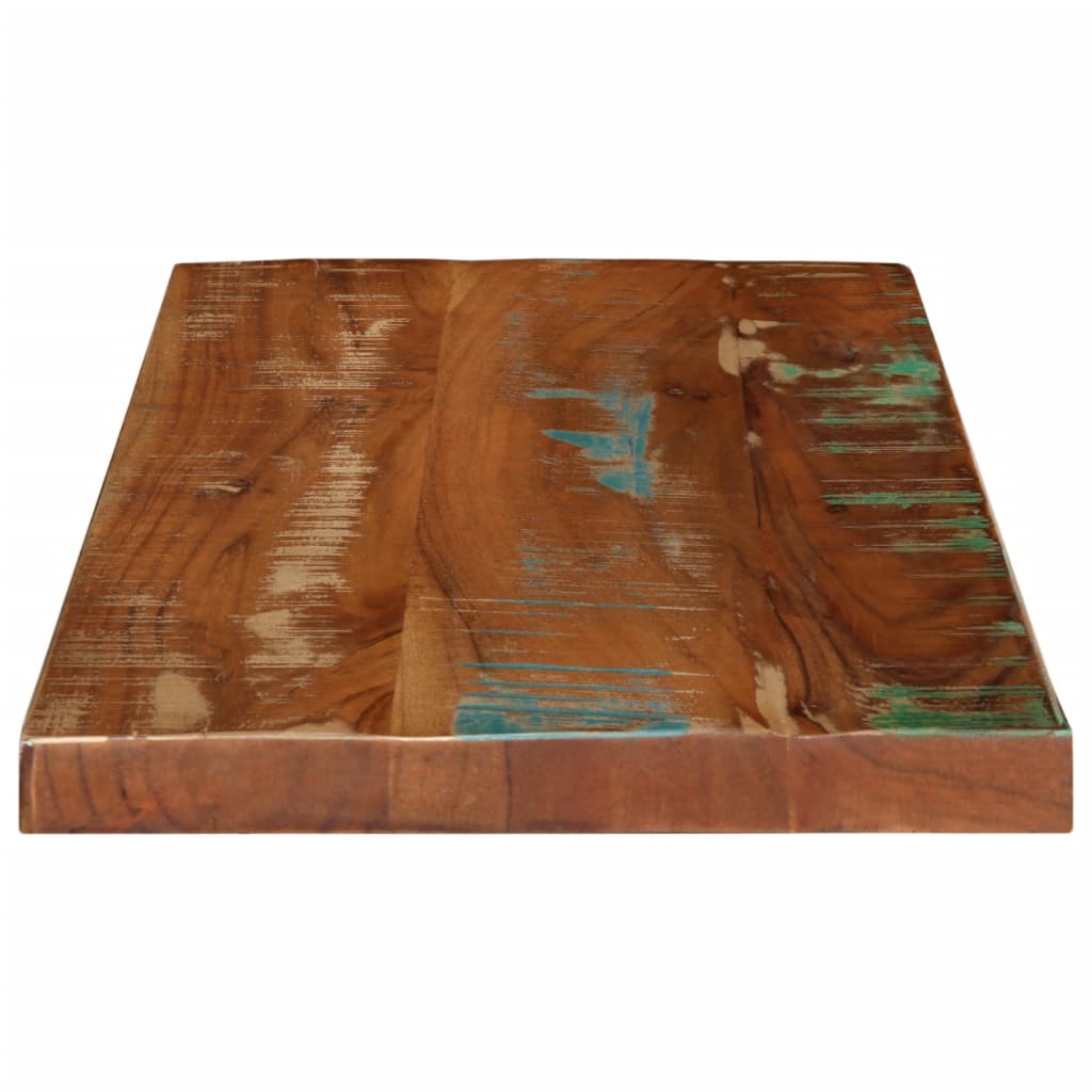 Table Top 50x30x3.8 cm Rectangular Solid Wood Reclaimed