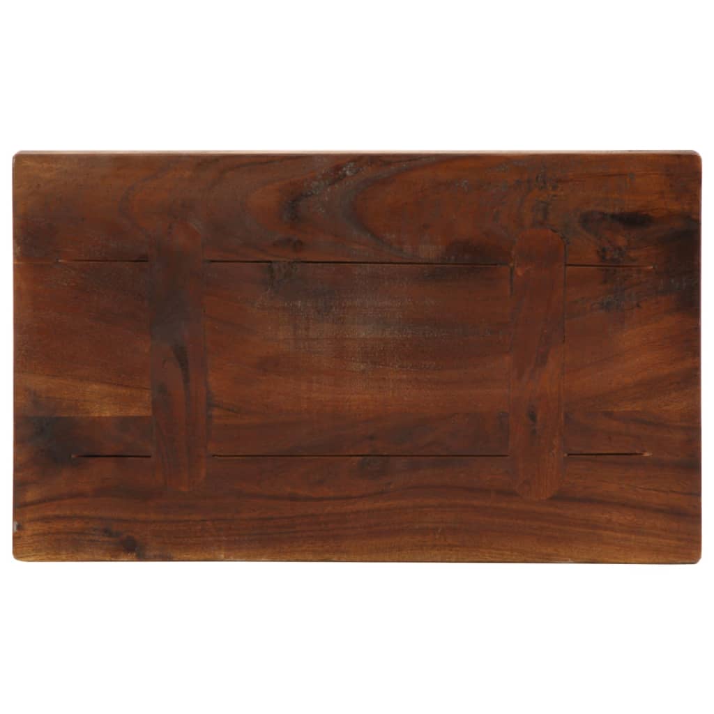Table Top 50x30x3.8 cm Rectangular Solid Wood Reclaimed