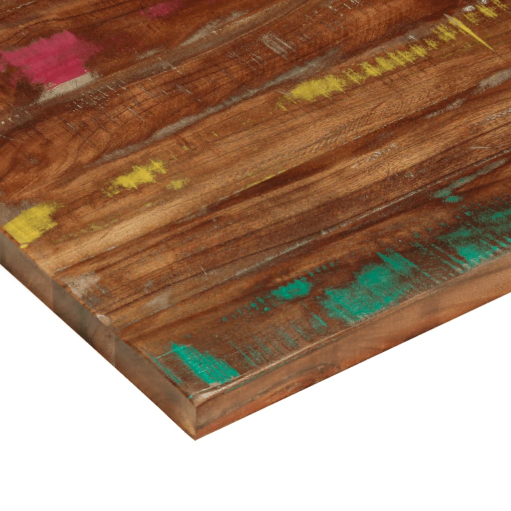 Table Top 80x50x3.8 cm Rectangular Solid Wood Reclaimed