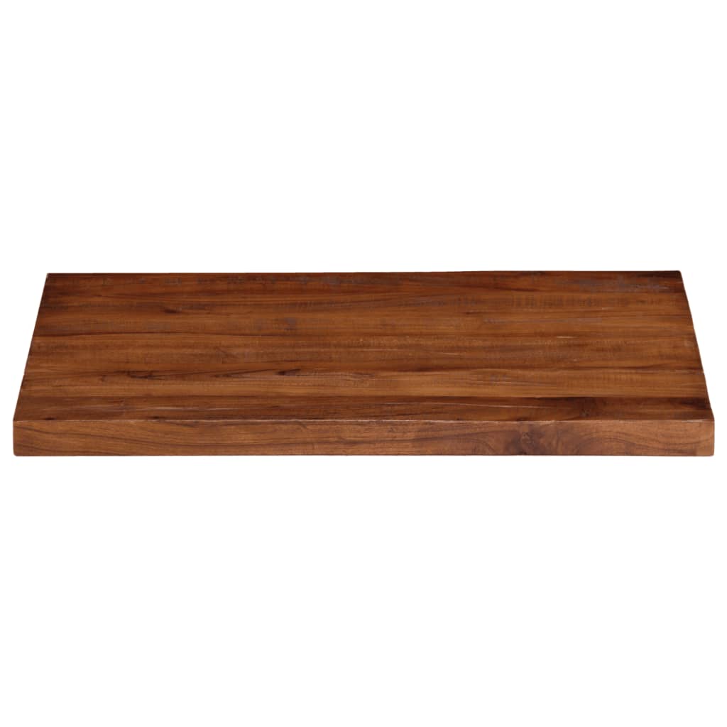 Table Top 90x70x2.5 cm Rectangular Solid Wood Reclaimed