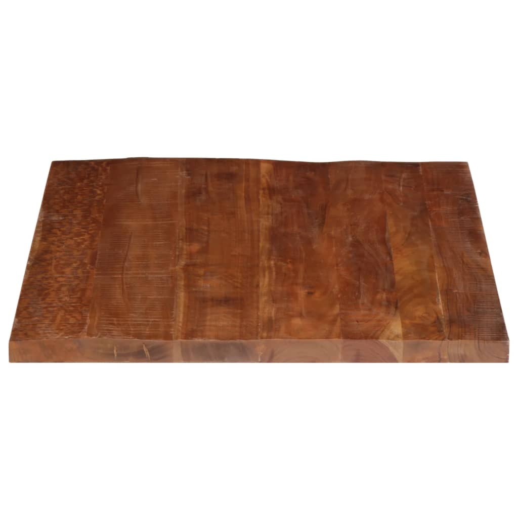 Table Top 90x80x2.5 cm Rectangular Solid Wood Reclaimed